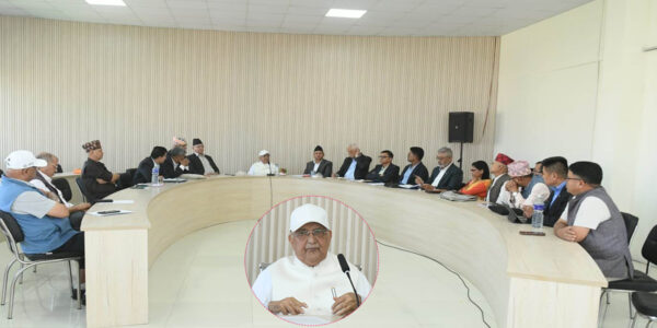 पार्टी पुनर्गठनप्रति ओलीको अनिच्छा, एमाले केन्द्रीय कमिटीको एजेन्डा बनेन