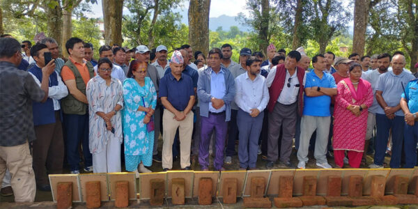 बाढीको विनाश : पालुङटारमा सामूहिक श्रद्धाञ्जली