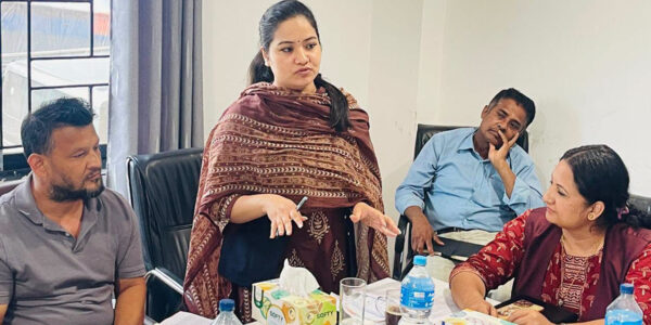 भोटेकोशी बाढी प्रभावित क्षेत्रको पुनरुत्थानमा जुट्न मन्त्री रावलको निर्देशन