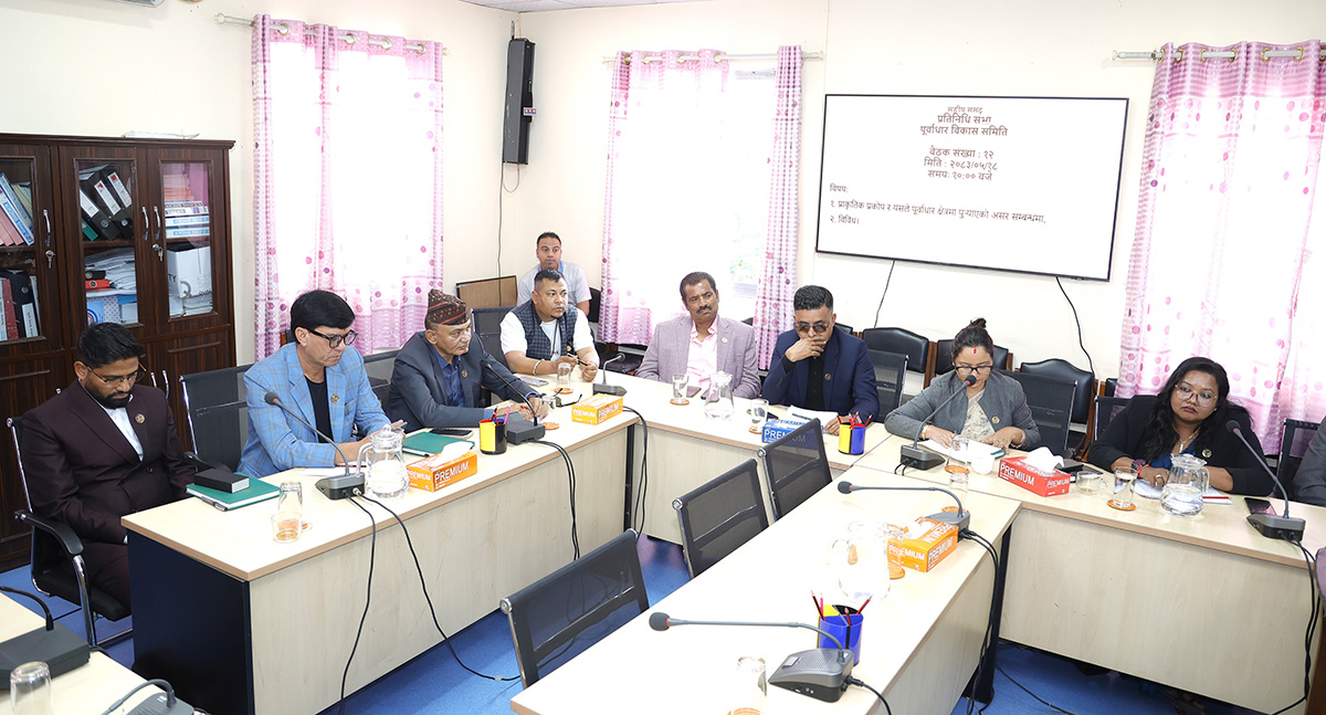 सुरुङमा फसेकाको उद्धारमा प्राथमिकता दिन पूर्वाधार विकास समितिको निर्देशन