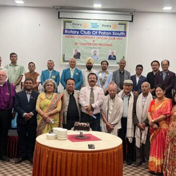 रसुवा बाढीपीडितको पुनःस्थापनामा रोटरी पाटन साउथको दीर्घकालीन सहयोग