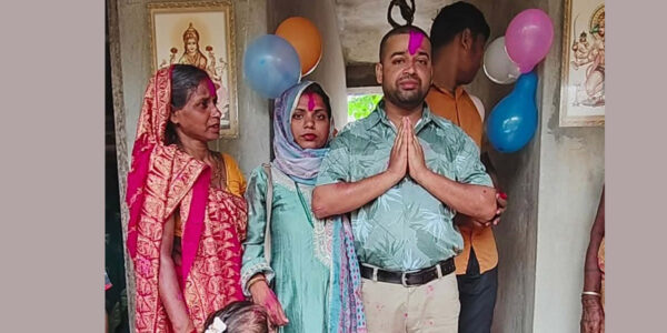 सुरुङबाट १०औँ दिनमा उद्धार गरिएका साहलाई गाउँमा गरियो भव्य स्वागत