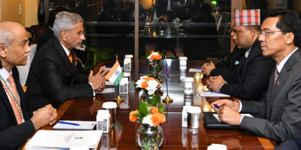 परराष्ट्रमन्त्री खनालसँग भारतीय विदेशमन्त्री जयशंकरको न्युयोर्कमा ‘साइडलाइन’ वार्ता