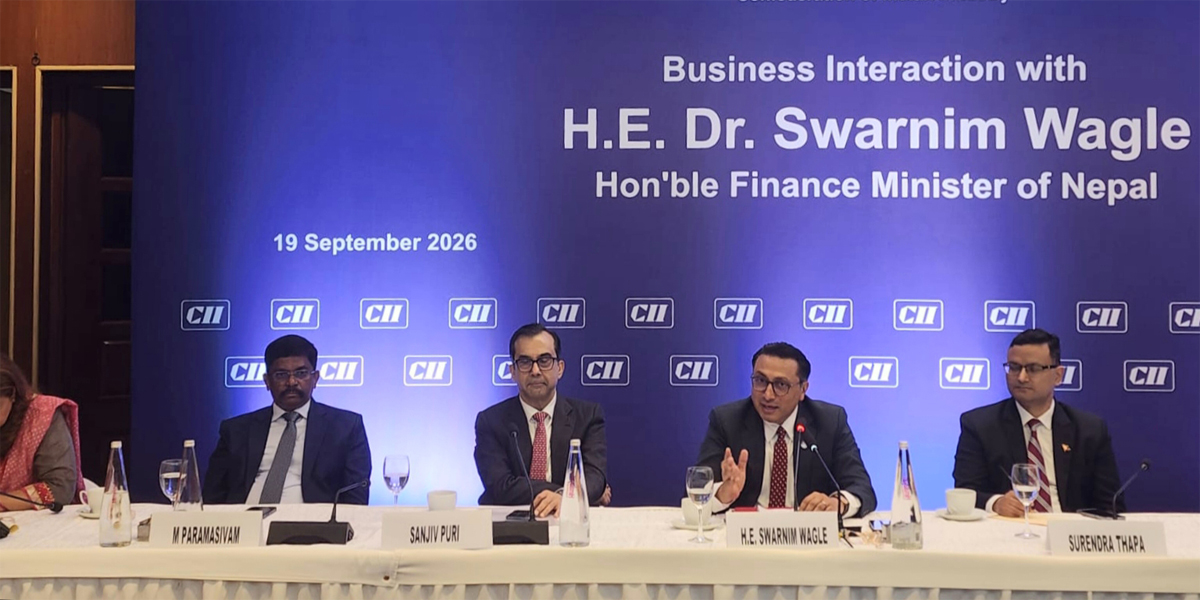 अर्थमन्त्रीद्वारा भारतीय उद्योगी, व्यवसायीलाई नेपालमा लगानी गर्न आह्वान
