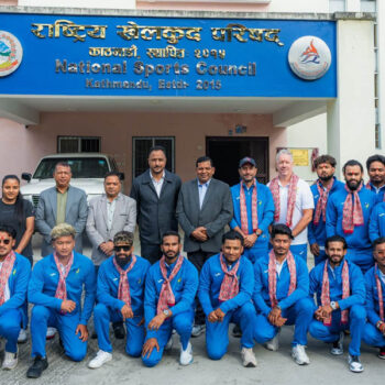 क्रिकेट टोलीको बिदाइ