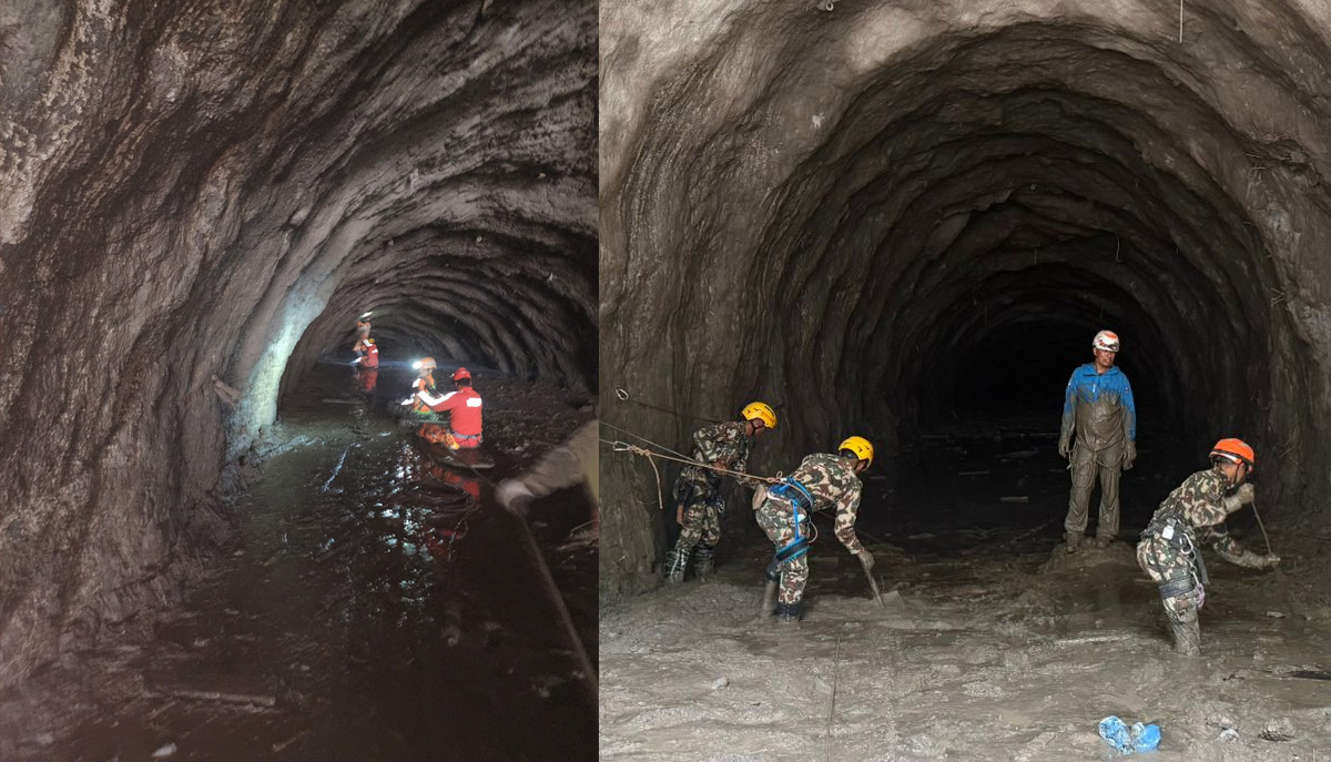 सुरुङभित्र फसेकाको खोजी अझै जारी, उद्धारमा अनेक चुनौती