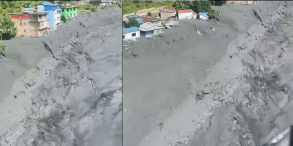 बूढीगण्डकी बाढी : हेलिकप्टरमार्फत प्रभावित क्षेत्रमा सेना