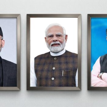 भारतीय प्रधानमन्त्री मोदीलाई बालेन र रविको बधाई