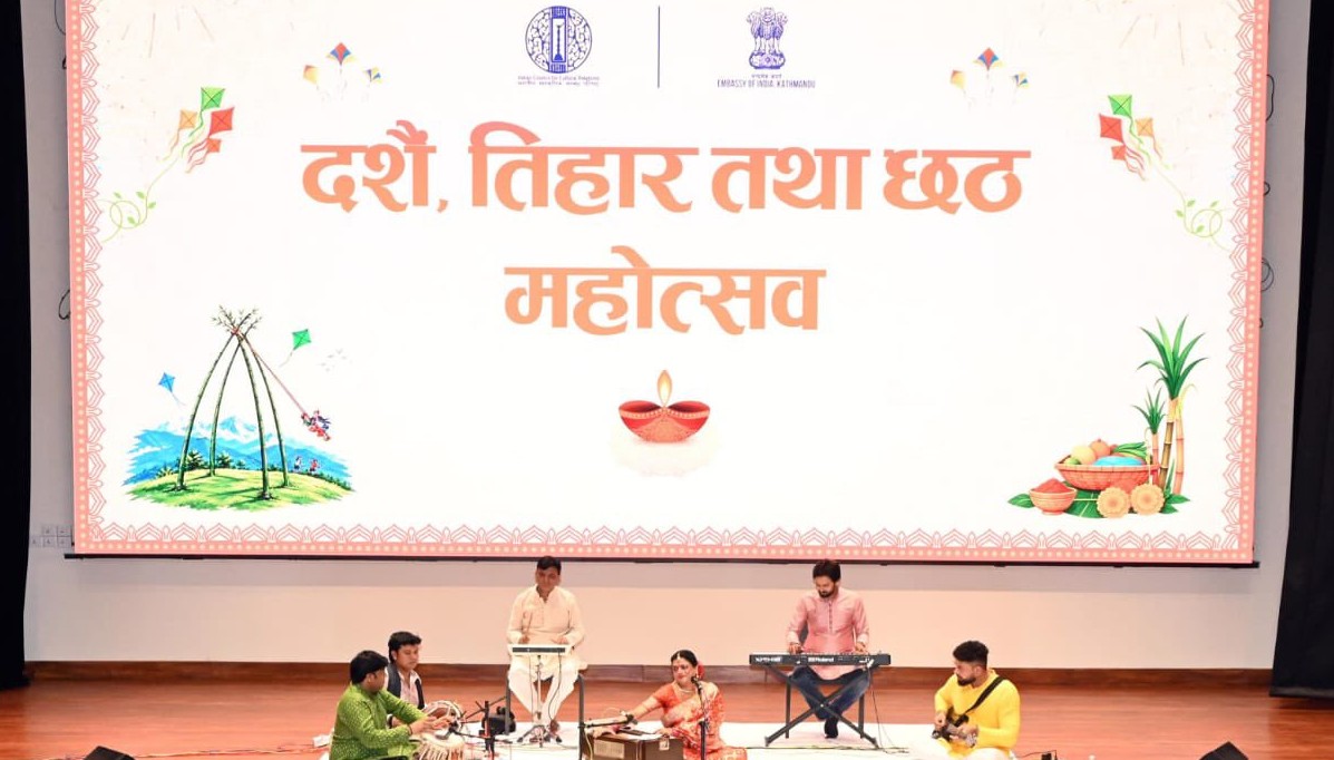 भारतीय दूतावासमा दसैँ, तिहार र छठको सांगीतिक उत्सव