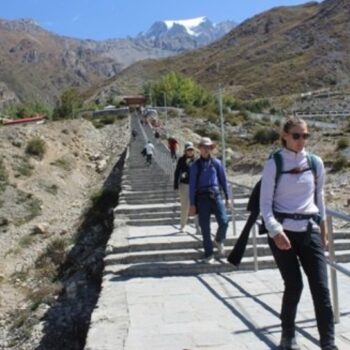 थोरङला पास हुँदै दुई सातामा ७७२ पर्यटक मुस्ताङमा