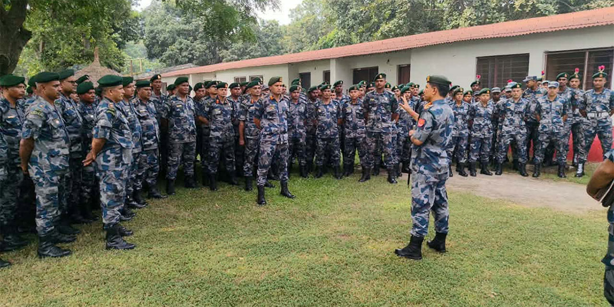 सीमा अपराध नियन्त्रणमा निर्मम ढंगले लाग्न सशस्त्र प्रहरी महानिरीक्षक पौडेलको निर्देशन