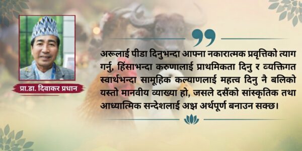 बलिप्रथा र मार : इतिहास, धर्म र दर्शन