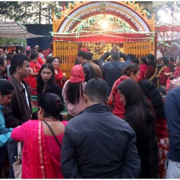 नवरात्रको छैटौँ दिन : कात्यायनीको पूजा गरिँदै