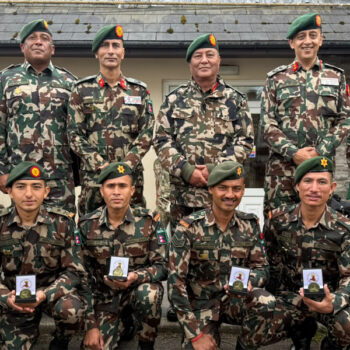 नेपाली सेनालाई बेलायतमा भएको ‘क्यामब्रेन पट्रोल २०२६’ मा स्वर्ण पदक