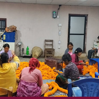 तिहारमा दश लाखको सयपत्री बेच्ने आँधीमूलका महिलाको लक्ष्य