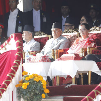 टुँडिखेलमा सेनाको फूलपाती बढाइँ (तस्बिरहरू)