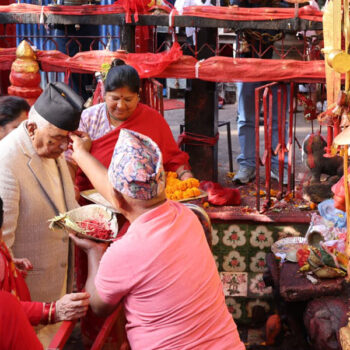 राष्ट्रपतिद्वारा शक्तिपीठहरूमा पूजाआराधना एवं दर्शन