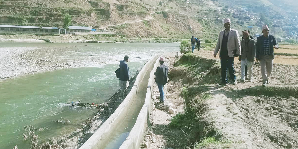ठेक्का र उपभोक्ता समितिमार्फत ३९ मिटर सिंचाइ कुलो निर्माण, १२ करोड १४ लाख खर्च